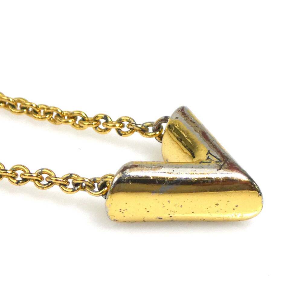 LOUIS VUITTON Gold Necklace - Picture 2 of 10